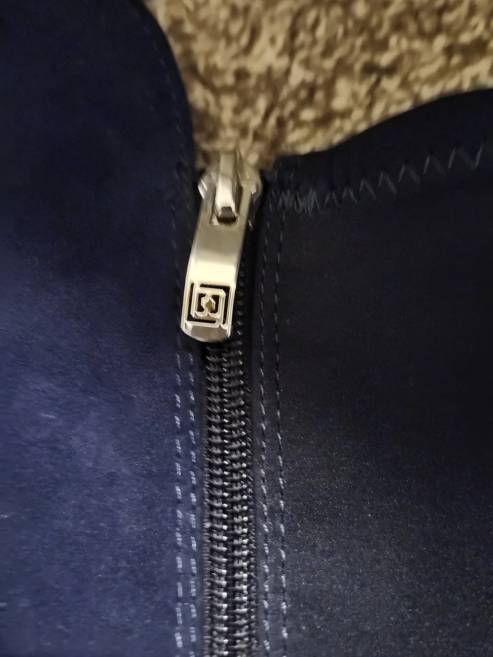 Liz Claiborne all Navy Suede Knee Boots - Picture 3 of 6